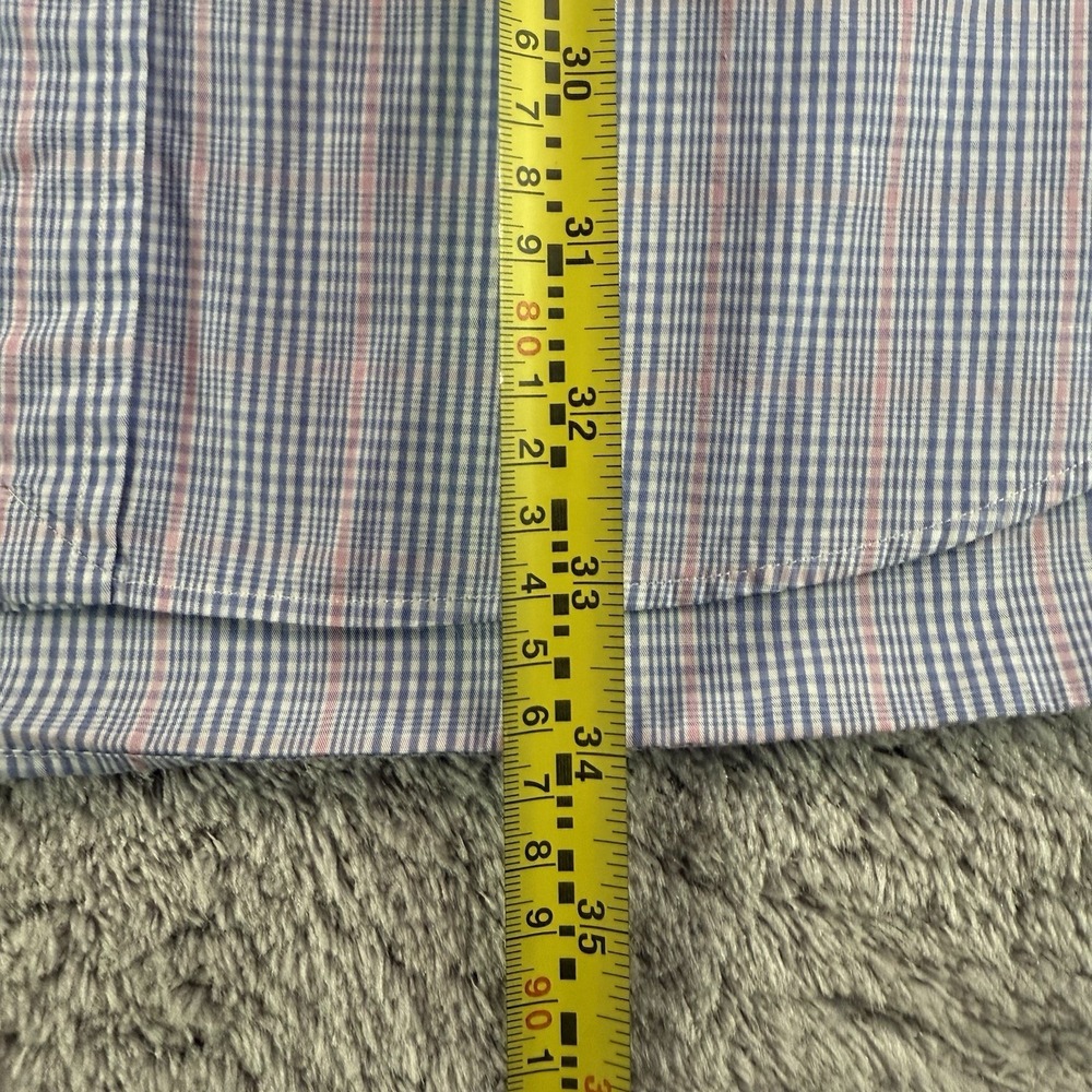 Ralph Lauren Vintage Yarmouth Shirt Mens 17.5 34/35 Plaid Button Down Cotton - Picture 6 of 9